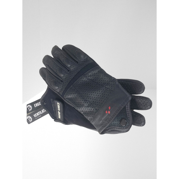 BRP Can-Am Spyder Black Leather Respirator Gloves Women's Size S/P - Picture 3 of 10